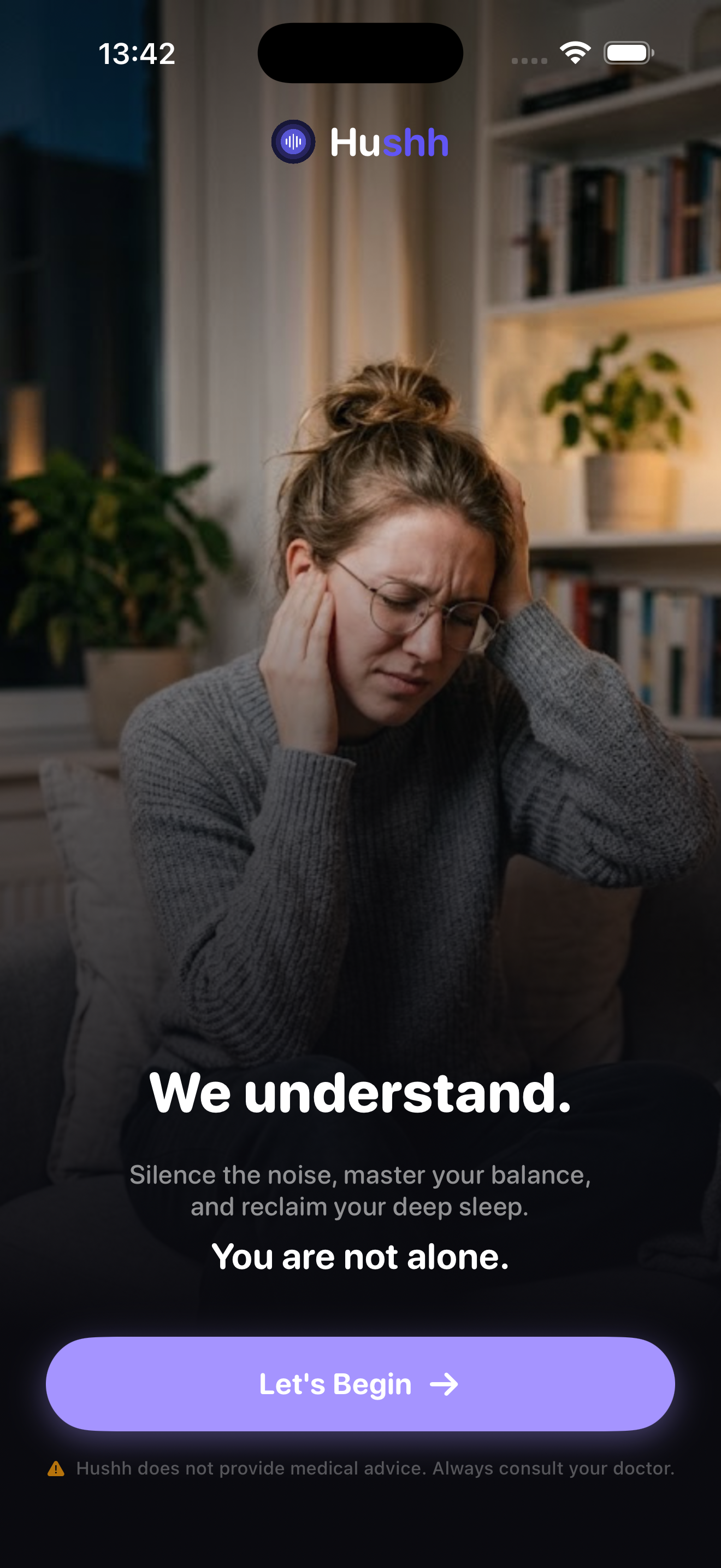 Lushh App - We understand. Silence the noise, master your balance.